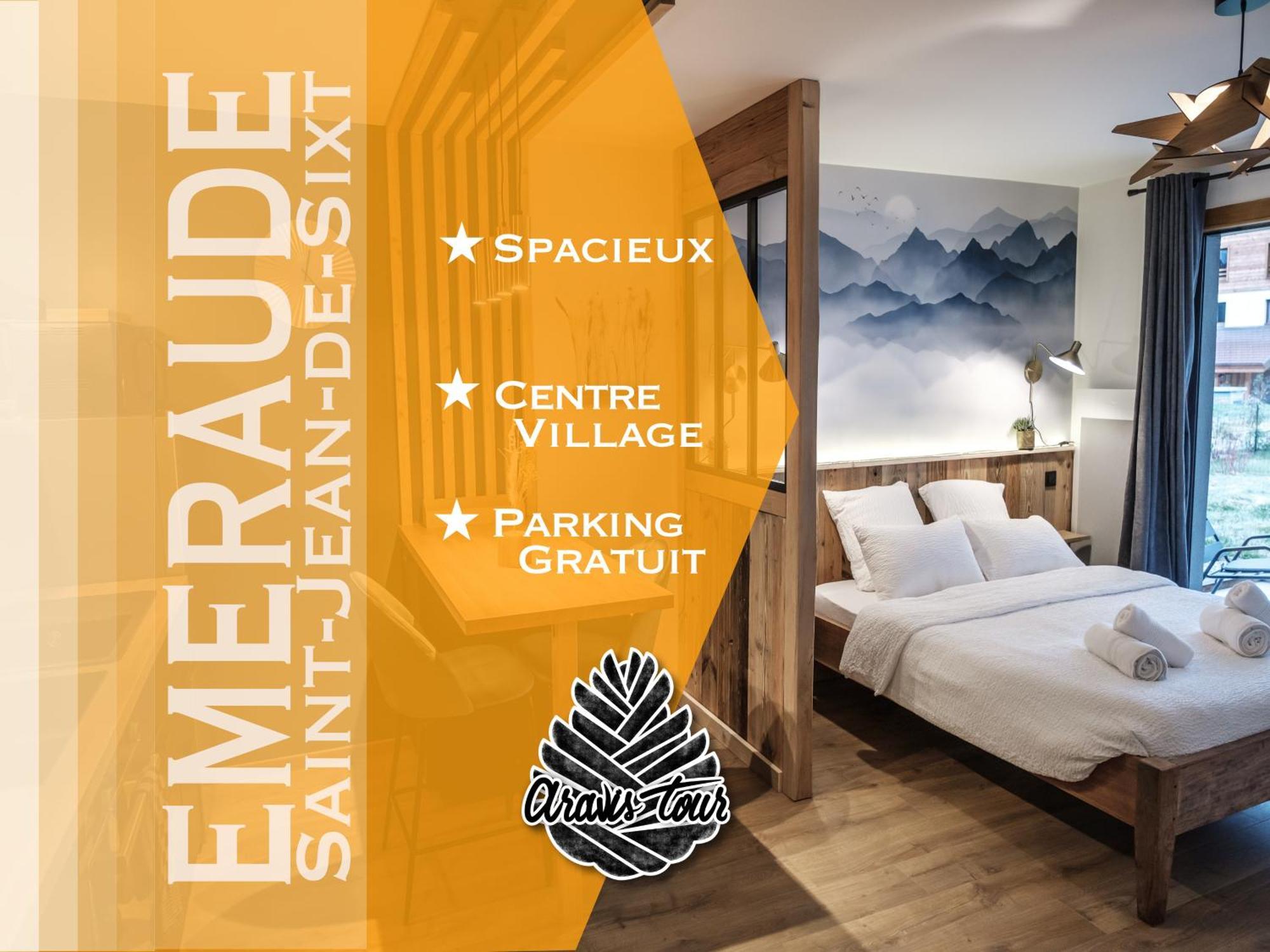 Residence Emeraude - Centre Village - Aravistour Saint-Jean-de-Sixt Eksteriør bilde